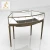 Import custom design metal frame jewelry showcase luxury modern stainless steel frame watch shop display cabinet from China