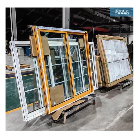 Buy Custom Double Glazed Aluminum Glass Windows Modern Thermal Break ...