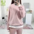 Import Custom logo Cotton Solid Purple Plain Two piece Sportswear Gym Jogger Sport Track Sweat Suits Costume Tracksuit Set For Women from China