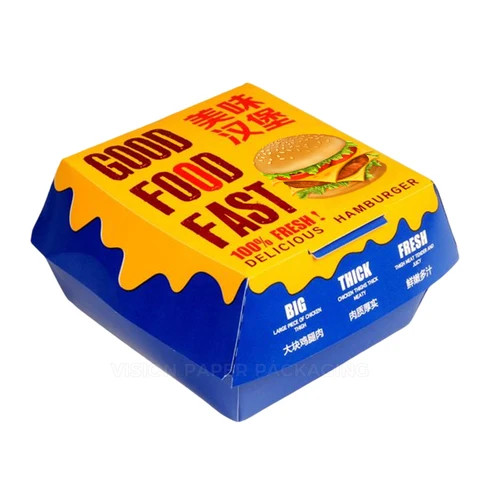 Buy Custom Logo Fast Food Takeaway French Fries Burger Packaging Box ...