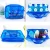 Import Custom Logo Travel Transparent Blue Yellow PVC Washing Storage Zip Cosmetic Pouch Clear Beauty Makeup Bags for Women from China