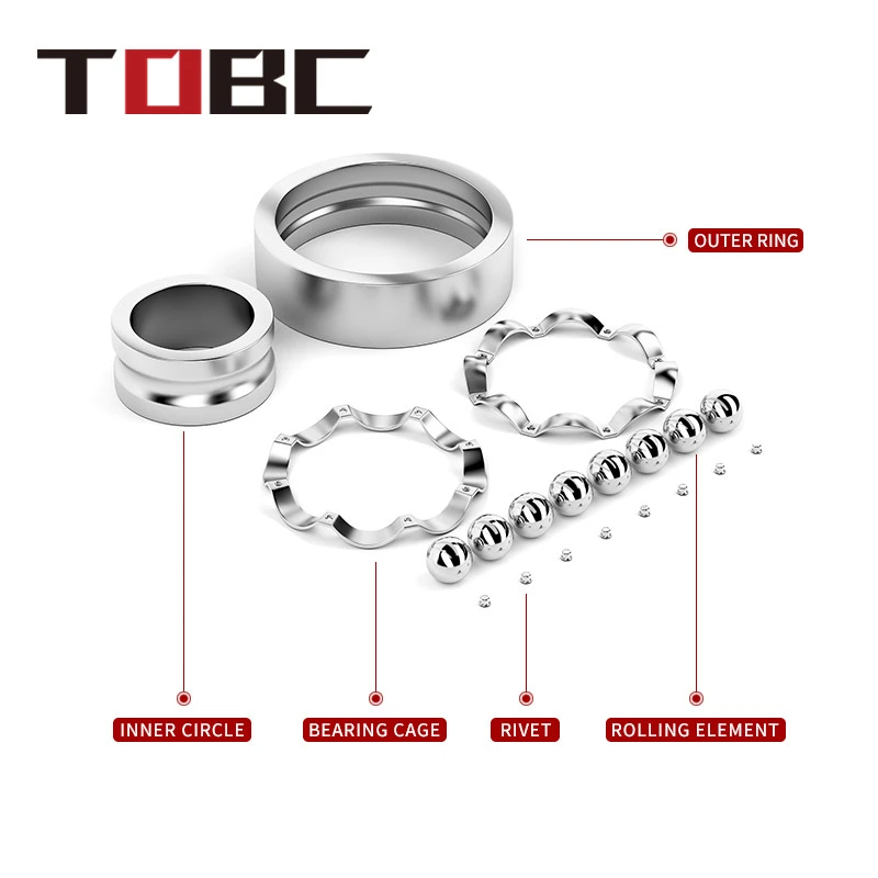 Custom Made Ball Bearing Ring 6000 6001 6002 6003 6004 6005 6006 Shaft Sleeve Steel Sleeve Depp Groove Ball Bearing Ring