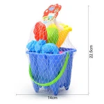 custom make plastic Sandy Beach Big Bucket Children's Kid's sand Beach toy