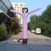 Custom make purple woman tube inflatable club air dancer for activities