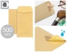Custom mini small 100% recyclable biodegradable cheap brown kraft paper seed envelopes