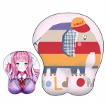 Custom Printed Mouse Pads anime boob ergonomic gaming mouse pad china manufacturer breast custom mouse pad with wrist rest