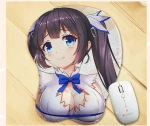custom silica anime 3d  girl  silica mouse pad