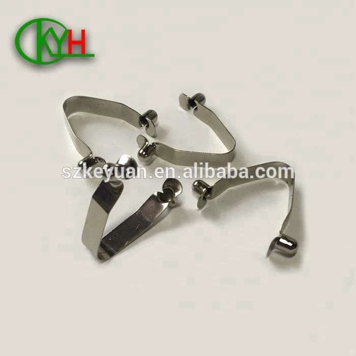 Custom u-shape Steel Flat Metal Spring Clips
