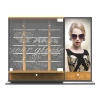 Custom Wooden Wall Mounted Glass Display Cabinets , Sunglasses Display Case