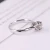 Import Customize Lady 0.5 Carat Round Cut Moissanites Diamond 18K White Gold Engagement Ring Set from China