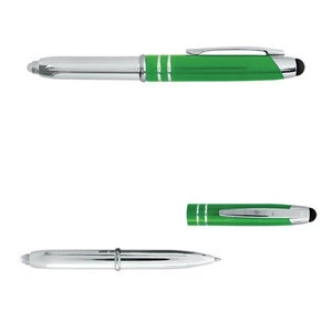 Customized 3 In 1 Stylus Pen with Light