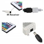 Customized 44 keys Infrared Remote Control RGB colorful LED light strip module controller
