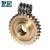 Import customized cnc machining brass worm gear from China