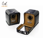Customized Logo And Size Luxury Wooden Watch Box Wooden Watch Case With Pillow