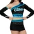 Import Customized Rhinestone Cheerleading uniforms Costume For Girls from China