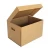 Import Customized size strong brown corrugated shipping boxes moving cartons from China