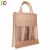 Import Customized specification color screen printing promotional big linen jute bottle hand gift bag packaging jute-bag for wine beer from India