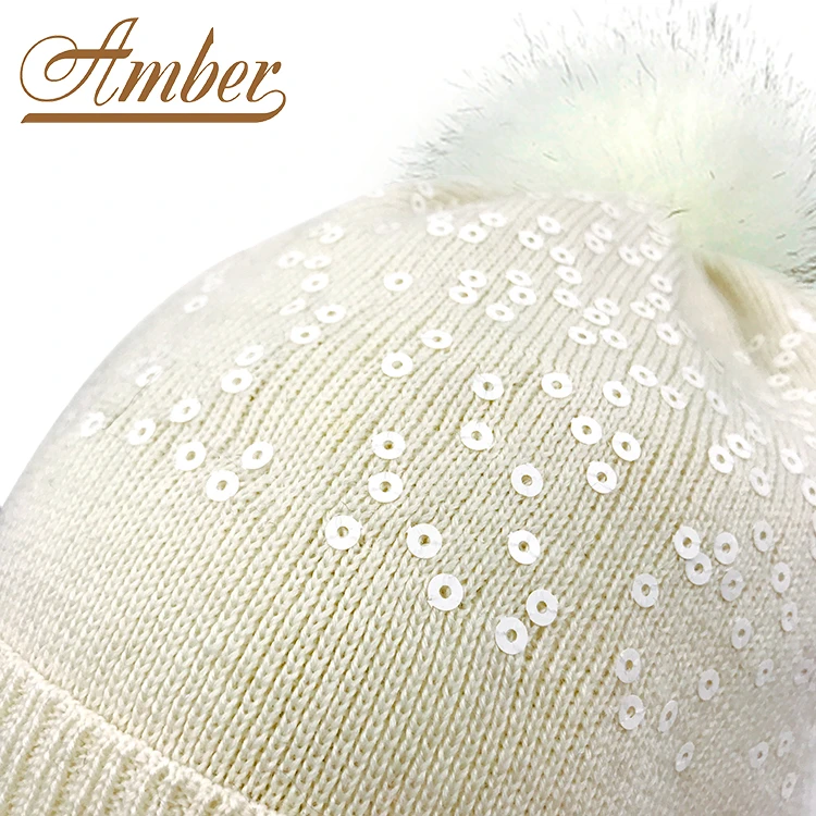 Customized winter hat for kid knitted baby kids hats for Kids Size