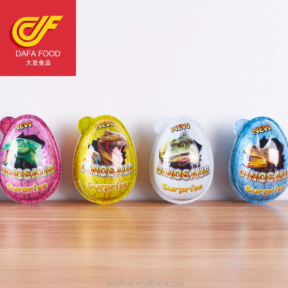 dafa food Chocolate egg toy dinosaurs candy toy egg