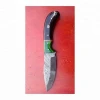 Damascus utility knife Handmade hunting knife