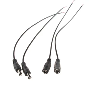 DC power cable 2.5mm cable dc 12v for CCTV camera