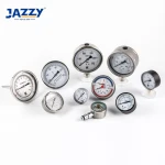 DE-LOK high precision stainless steel differential manifold glycerin  silicone oil filled torque pressure gauge