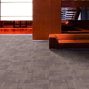 Decorative Carpet Tile With Bitumen Backing For Public Area