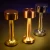 Import Decorative Rechargeable Led Table Night bar lamp table lamps restaurant service printed trademark bar cordless led table lamp from China