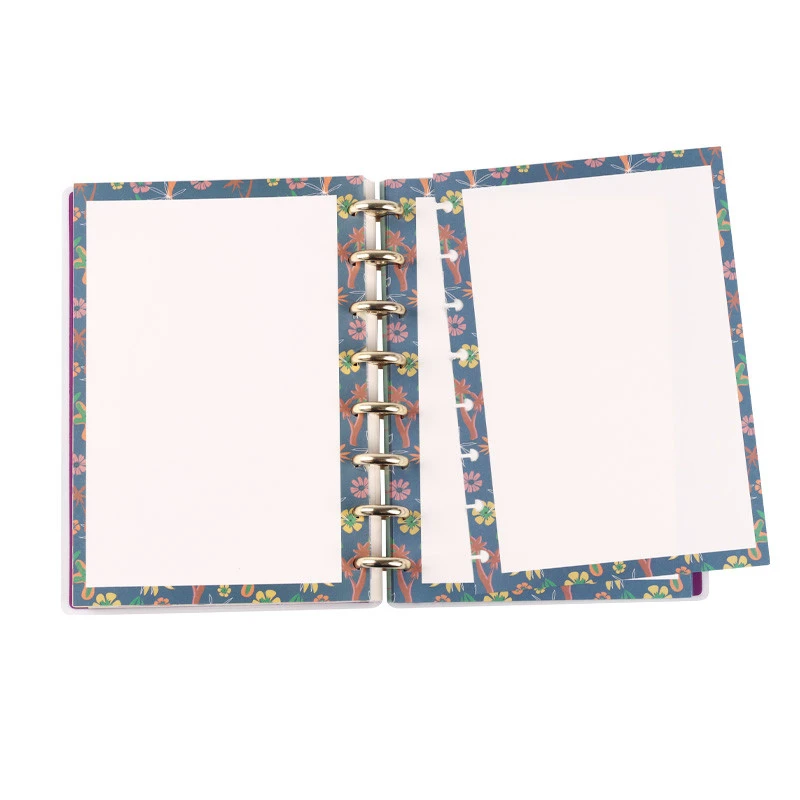 Diary book sketchbook discbound mushroom punched paper office school supplies