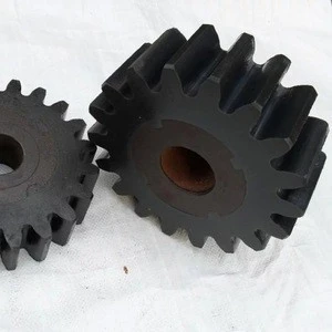 Differential nylon plastic helical toothed gear