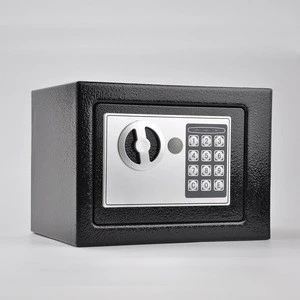 Digital Safe Box Small Household Mini Steel Safes Money Bank Safety Security Box Keep Cash Jewelry Or Document Securely With Key