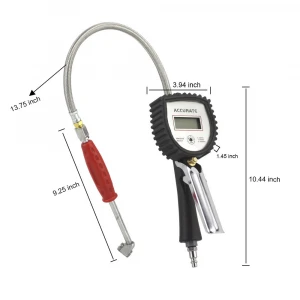 digital tire gauge with LCD dispaly professional tire pressure gauge