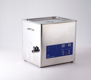 Digital ultrasonic cleaner 10L, 420W with digital heater for lab ultrasonic cleaner