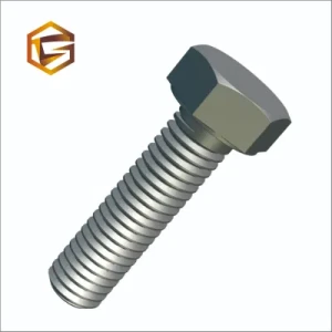 DIN933 DIN931 Zn Plating Full Half Thread Grade 8.8 Bolt Hex Bolts