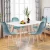 Import Dining room furniture PC tabletop 4chair sets wood/velvet chair dining table and chairs. from China