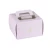 Import disposable craft paper cake box with window paper board handle to carry from China