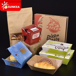 Buy Disposable Takeaway Custom Logo Printed Paper Fast Food Packaging ...