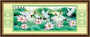 Diy diamond painting with Cranes design for art collection