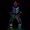 DMX 512 programmable lights led light tron dance suit costume team