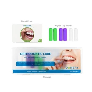 DOMERY orthodontic care for clean and removable aligners oral care kit oral hygiene set