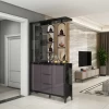 Door partition wine cabinet minimalist living room shelf room hall entrance cabinet entrance double-sided decorative screen