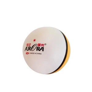Double color custom  logo  ping pong balls printing Good quality ABS plastic table tennis balls