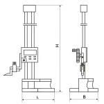 Double Column Electronic Height Gague 300mm