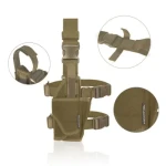 Double Safe Wholesale Outdoor Army Tactical Hunting Waist Bag Belt Drop Leg Holster