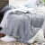 Import Double Sided Acrylic Knitted Throw Soft Thick Sherpa Fleece Blanket Camping Travel Blanket from China