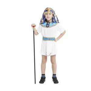Dress up a party Cosplay Noble boys Short Robe and kids Prince of Egypt Costume