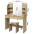 Import Dressing Table Oak with a Large Mirror Makeup Vanity Table Bedroom Dresser Set from China