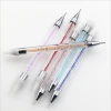 Dual-ended Nail wax dotting tool rhinestones picker pen ,nail art dotting pen