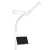 Import Dual Shade LED Floor Lamp with USB Charging Station, White from USA