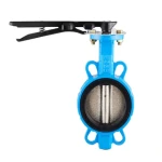 Ductile Iron Manual Operated Handle Stainless Steel API Standard Flange Butterfly Valve